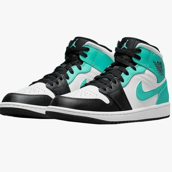 NWOT Men's Jordan 1 Mid Tropical Twist Igloo - Picture 3 of 9